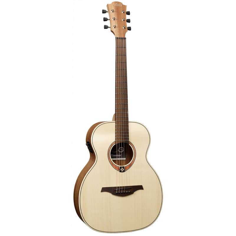Lag T70TE-NAT Tramontane 70 Travel Solid Sitka Spruce Top Okoume Neck Acoustic-Electric Guitar image 1