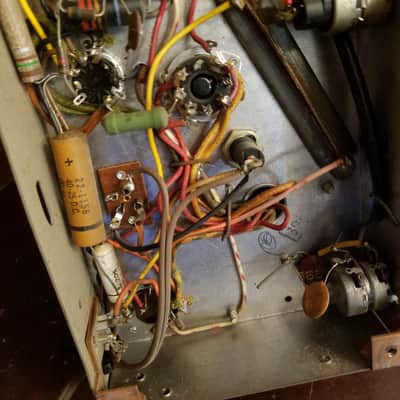 Zenith Stereophonic High Fidelity Console SE Amp EL84 tube 4G21 Rare 1961 sprague Bumblebee 0.022 uF image 15