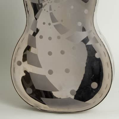 National  Tricone Exploding Palm Tree Resophonic Guitar (1937), ser. #A-2909 image 4