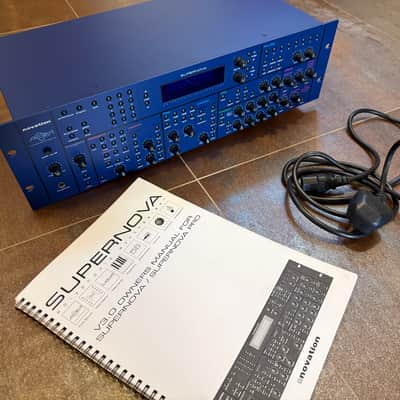 Novation Supernova Polyphonic Rackmount Synthesizer 1998 - Blue