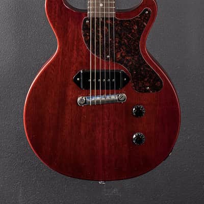 Gibson USA Les Paul Junior Double Cutaway - Vintage Cherry w/Tortoise Pickguard image 2