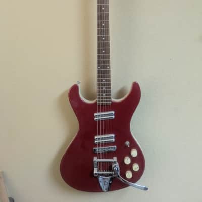 ​Danelectro Hodad with Tremolo -Red Pearl - (Made in Korea) - Upgraded Gotoh Tuners image 1