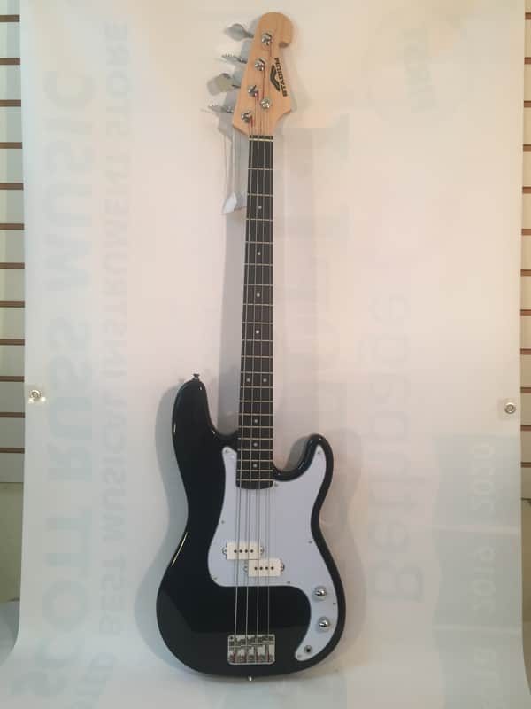 Stadium-4-String P-Bass Guitar-Black-Split Pickup-NEW-Shop Setup Included! image 1