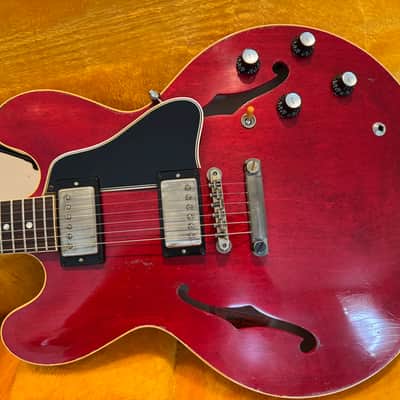 PRE-OWNED | 2024 Gibson Custom Shop Murphy Lab 1961 ES-335 Heavy Aged - Sixties Cherry image 4