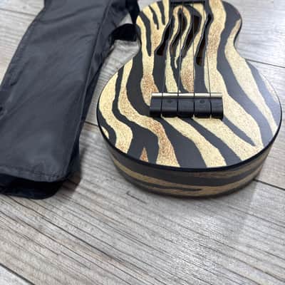 Mahalo #MA1ZEB - Art Series II, Soprano Uke, Zebra - Black Nylon String image 5