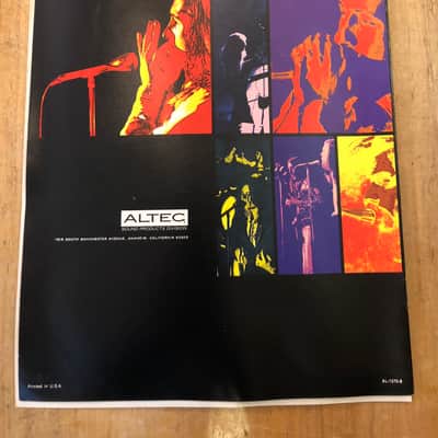 Vintage Altec Musical Sound Equipment Product Guide image 6