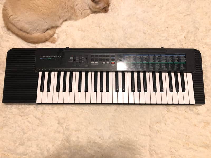 Radio Shack Concertmate 670 Keyboard Synth Black image 1