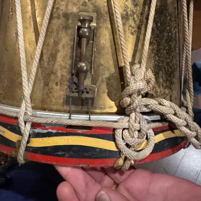 A.F. Matthews & Company Marching Drum 1941 - Brass image 6