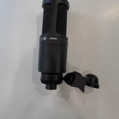 Audio-Technica AT2020 Large Diaphragm Cardioid Condenser Microphone 2010s - Black image 1