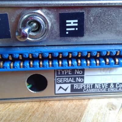 Neve 1073 Mic / Line Input Module with 3-Band EQ 1970s - RAF Blue Grey image 6