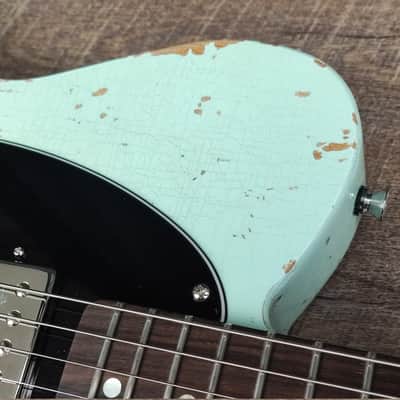 MyDream Partcaster Custom Built - Water Green Semi Relic Dreamsongs image 6