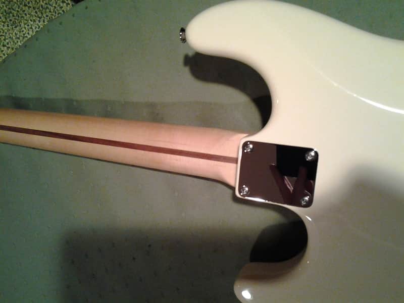 All Warmoth USA Custom Stratocaster Vintage White | Reverb