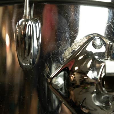 1970s Slingerland 10x14 Chrome Over Wood Tom image 10