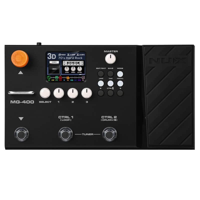 New NUX MG-400 Modeling Guitar & Bass Processor Multi Effects Pedal image 1