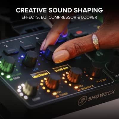 Mackie ShowBox Battery-Powered All-in-One Live Performance Rig with Breakaway Controller, 6-Channel Mixer, 400W Amp, Portable PA System, FX, SD Card, Bluetooth and USB-C Interface image 5
