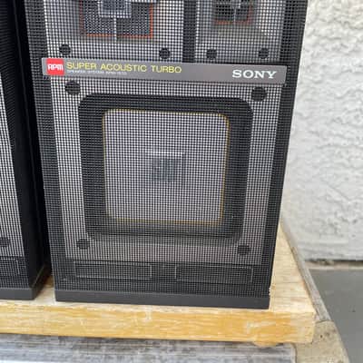 Vintage Sony APM-157D Stereo Speakers For Sony FH-100 80s image 3