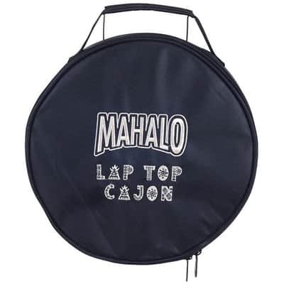 Mahalo Lap Top Cajon Drum With Strap & Bag Circles Design image 2