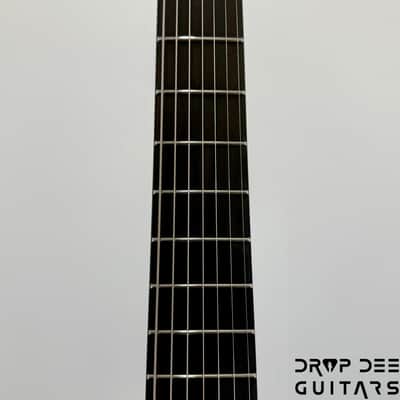 ESP LTD Phoenix-7 Baritone Black Metal 7-String Electric Guitar - Black Red Burst Satin image 9