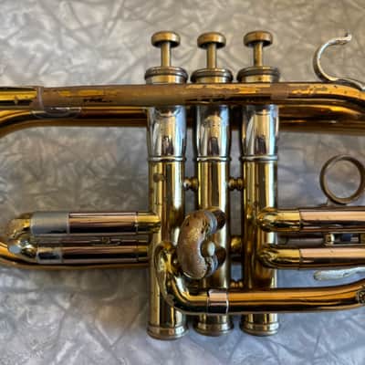 1954 Olds Recording Cornet + Protec case & 2 mpc image 1