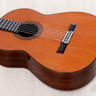 Immagine 1983 José Ramirez 1a Classical Nylon String Acoustic Guitar Cedar + Rosewood w/ Case - 11