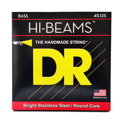 DR MR5-45 Hi-Beams 5-String Electric Bass Strings - Medium (45-125) 2010s - Standard image 1