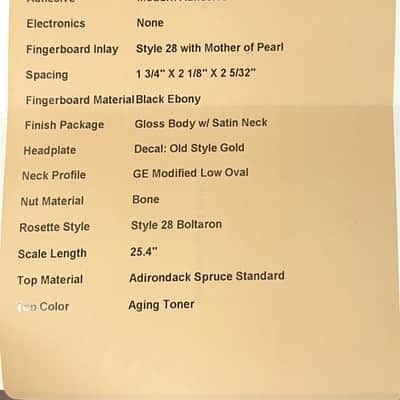 Martin Custom Shop D-28 Style Adirondack Spruce/Honduran Rosewood - Natural #91277 (Empire Music Spec) image 12