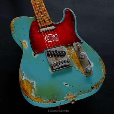 Fender Telecaster Daphne Blue Heavy Aged Heavy Relic image 3