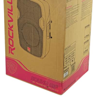 Rockville SPGN158 15" Passive 1600W DJ PA Speaker ABS Lightweight Cabinet 8 Ohm image 23