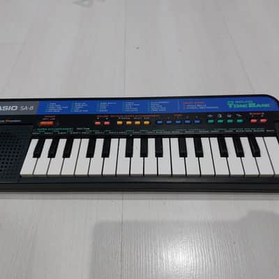 Casio SA-8 32-Key Mini Synthesizer 1990s - Black image 1