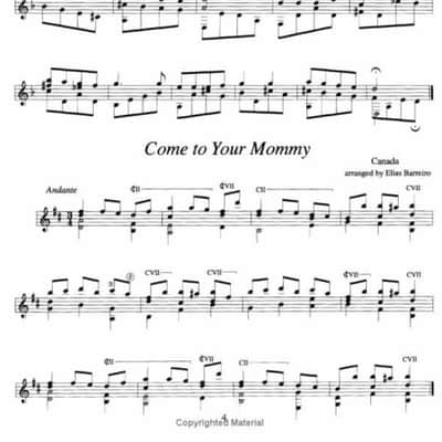 Lullabies of the Americas - Mel Bay Guitar Notes Standard Song Book NEW image 3