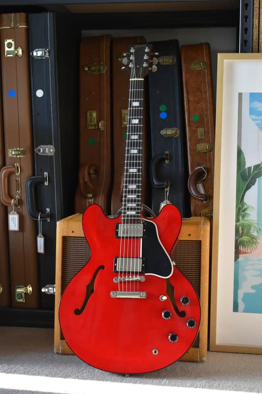 2000 Gibson USA Limited Edition ES-335 BP Translucent Red, Black