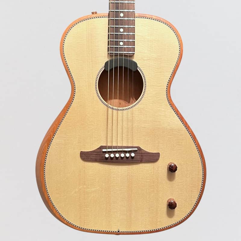 Fender Highway Parlor Acoustic-Electric Guitar - Natural image 1