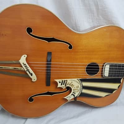 RARE Vintage 1949 Otto Meindl Migma Meister Jazz Guitar "Mein-Del" (Germany) image 4