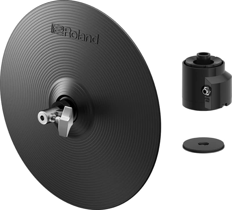 Roland VH-10 V-Hi-Hat 12 inch V-Drum Hi-Hat Cymbal Pad w/Actuator V6S4117 - NOB image 1