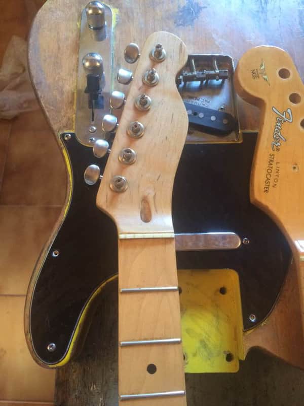 NGS Guitars Luthier hand made Telecaster light relic neck 2018 Relic Maple image 1
