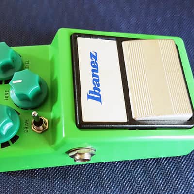 JHS Ibanez TS9 Tube Screamer with "Tri-Screamer" Mod - Green with Green Knobs image 4