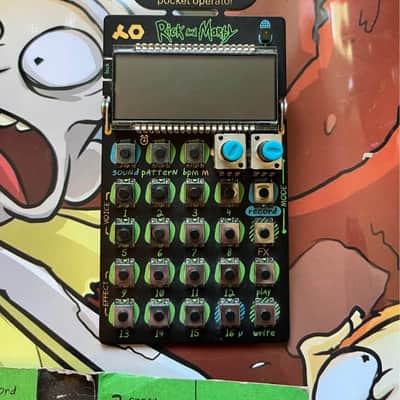Teenage Engineering PO-137 Pocket Operator Rick & Morty Edition 2019 - Black image 1