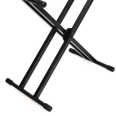 On-Stage KS7292 Double-X Ergo Lok Keyboard Stand with 2nd Tier image 1
