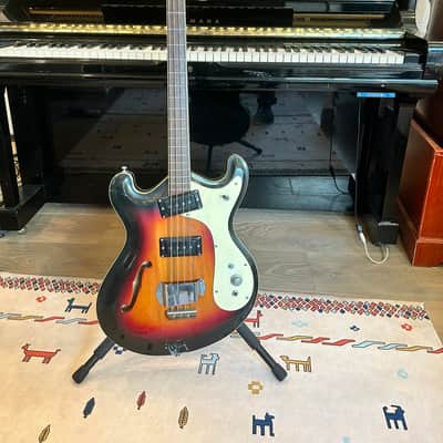 Vintage Mosrite Combo Bass 1960s Hollowbody image 1