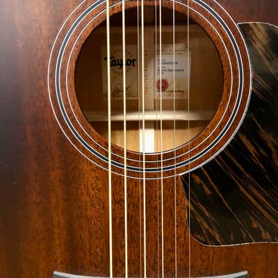 Taylor 324ce Baritone-8 LTD Grand Auditorium, Tropical Mahogany Top, Back & Sides with Hardshell Case image 10