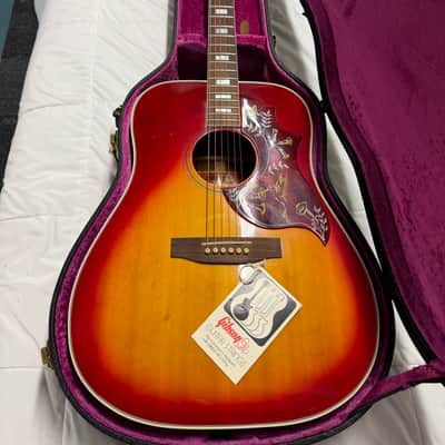 1971 Gibson Hummingbird Custom Cherry Sunburst w/ OHSC, Original Case Candy, Collector Grade image 4