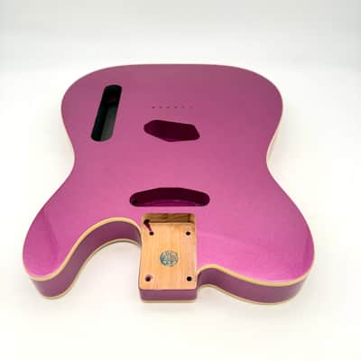 HooDoo Telecaster Body Alder Bound Metallic Purple Light htb6417 image 4