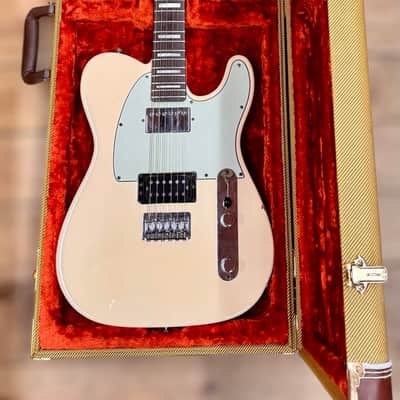 2015 USA Fender 10 for ‘15 Limited Edition HH Telecaster 2015 - Olympic White inc Tweed Case & Candy image 8