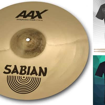 Sabian *Pre-Order* AAX 20" X-PLOSION Crash Cymbal Brilliant | Bundle & Save | Made in Canada | Special Order | Authorized Dealer image 1