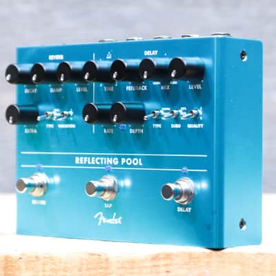 Fender Reflecting Pool Delay/Reverb Very Realistic Algorithms Effect Pedal w/Box image 2
