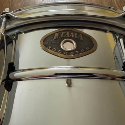 Tama Rockstar 14" x 6.5" Steel Snare Drum RS165 Evans Free Shipping image 2