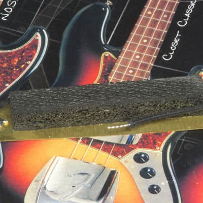 Fender USA '62 Jazz Bass Bridge Pickup Cavity Shield With Ground, 0019662000 image 1