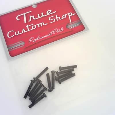 True Custom Shop® 12pk Black #6 Single Coil Pickup or Switch Screws for Fender Telecaster and Strat image 3