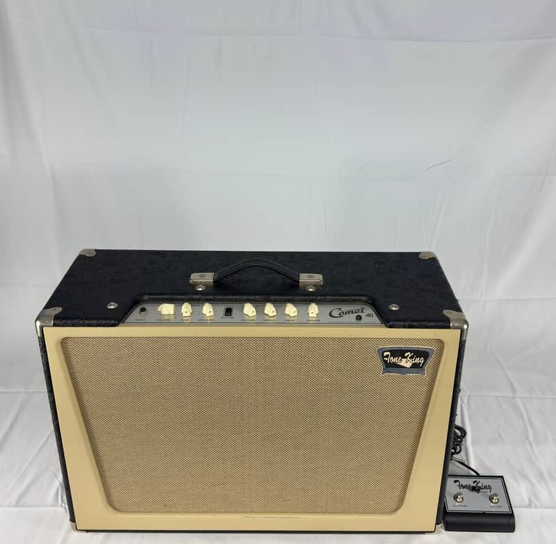 Tone King Comet 40 1x12 40 Watt Boutique Tube Combo Amplifier - Western Black Tolex image 1