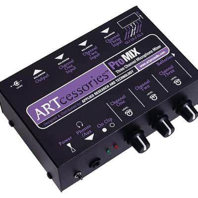 Art ProMIX Three Channel Microphone Mono Mixer image 1